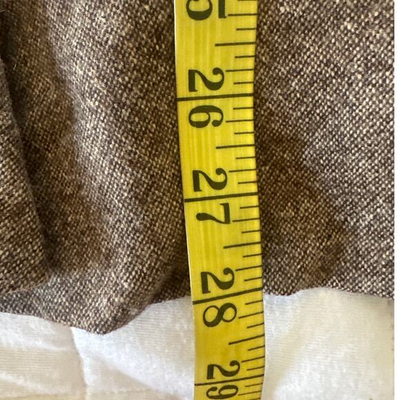 Vintage EDDIE BAUER Womens Skirt 6 Brown Wool Flare Retro Y2K Grunge Academia - Picture 11 of 11